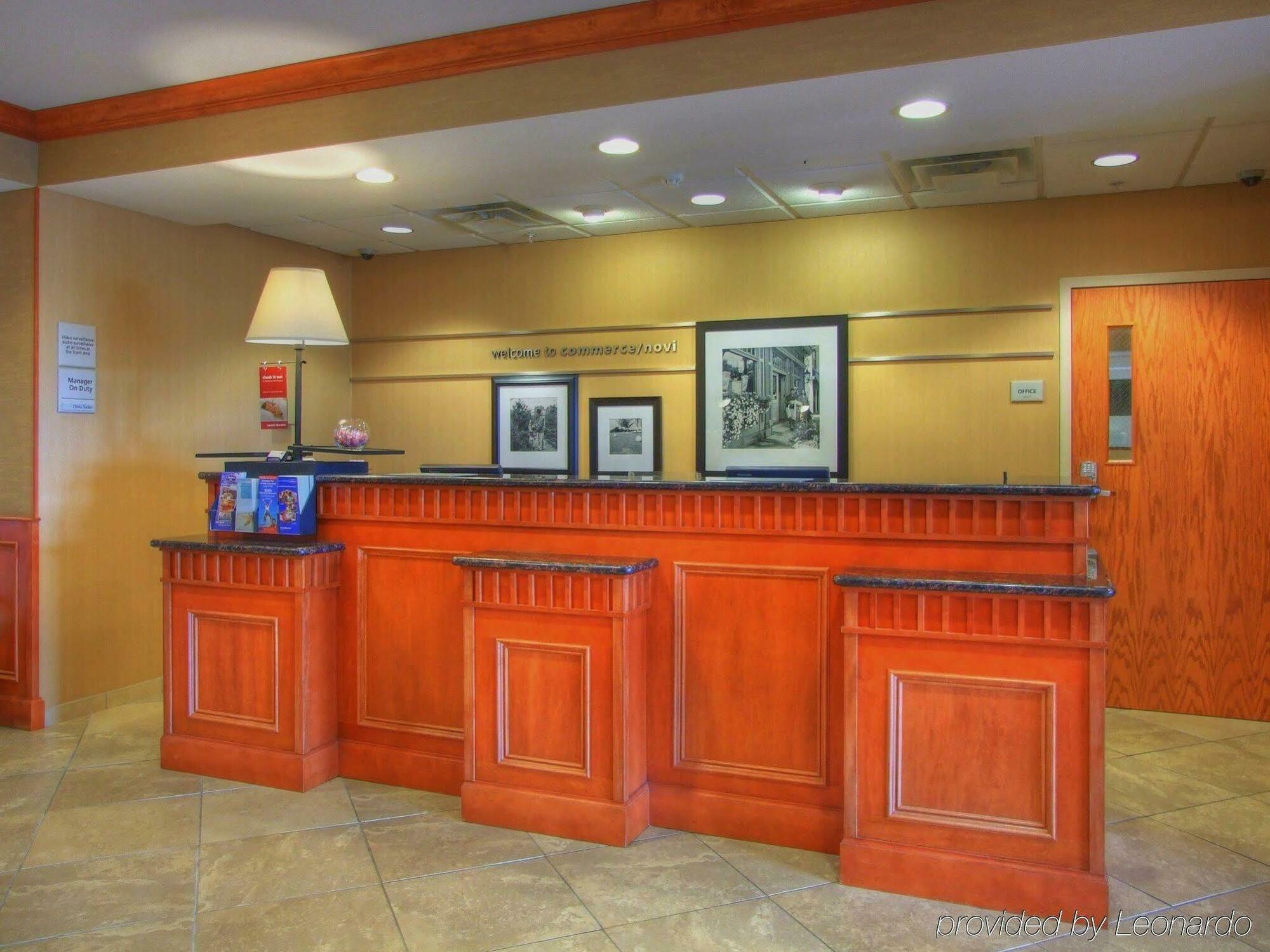 Hampton Inn Commerce/Novi Interieur foto